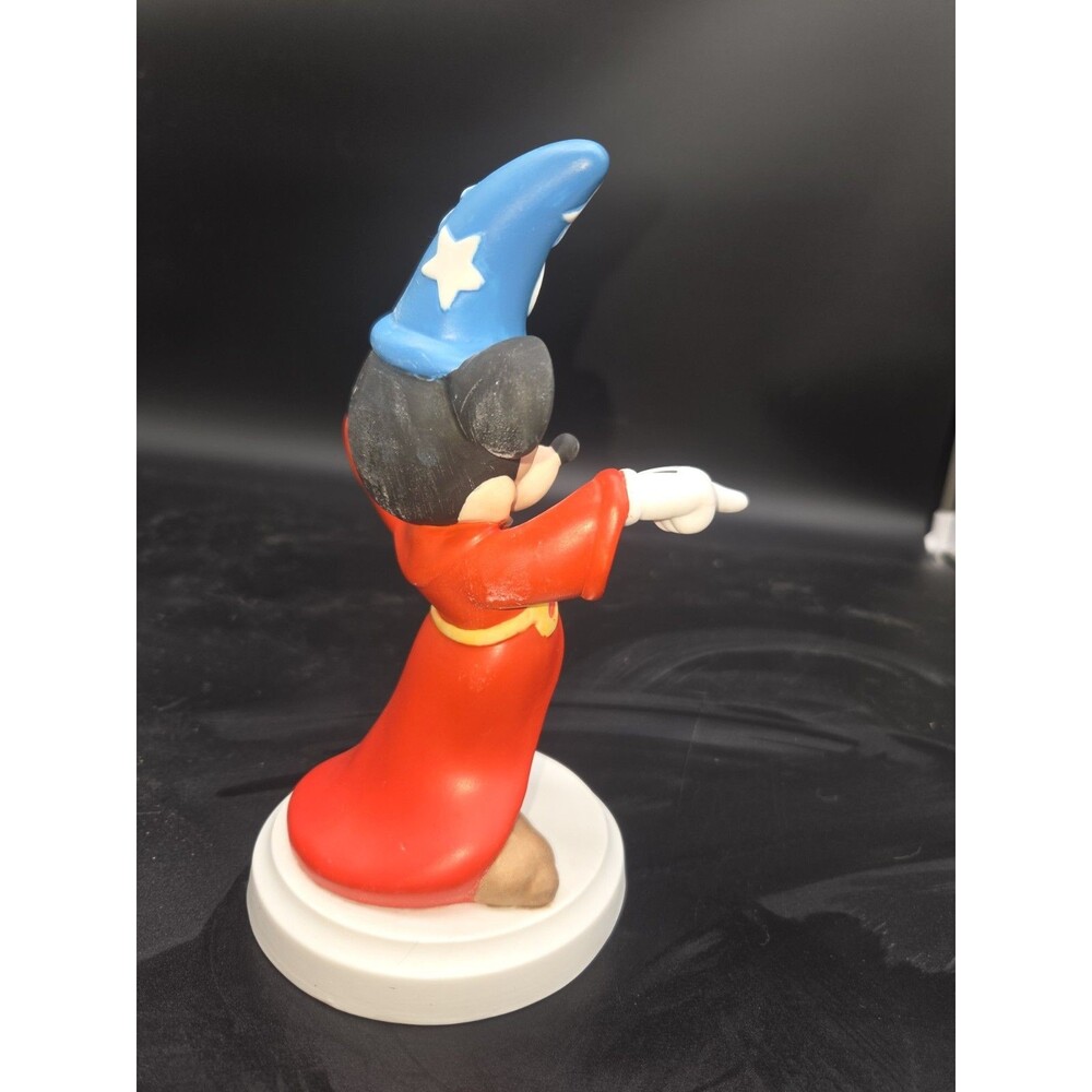 Vintage DISNEY Porcelain Mickey Mouse FANTASIA WIZARD 8" Figurine - Picture 8 of 14